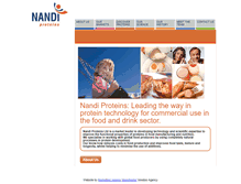 Tablet Screenshot of nandiproteins.com